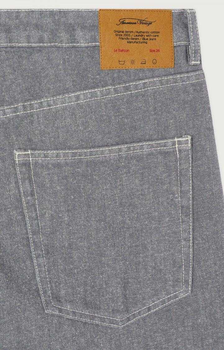 American Vintage Nafow Brushed Grey Balloon Jeans Herren grau